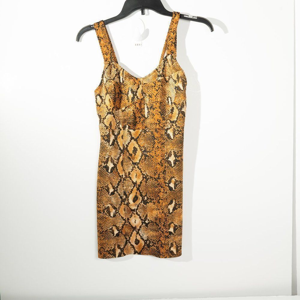 ZARA TRAFULUC Mini summer dress animal pattern Size -M